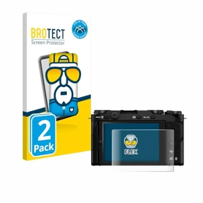 Afbeelding van BROTECT Screenprotector voor Fujifilm X M5 Folie Beschermfolie transparant volledig dekking (2 Stuks)
