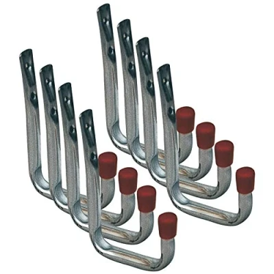 Afbeelding van SECOTEC Wandhaken universele haken U vorm; 120 x 80 mm; bevestigingshaken om vast te schroeven; inhoud 8 stuks