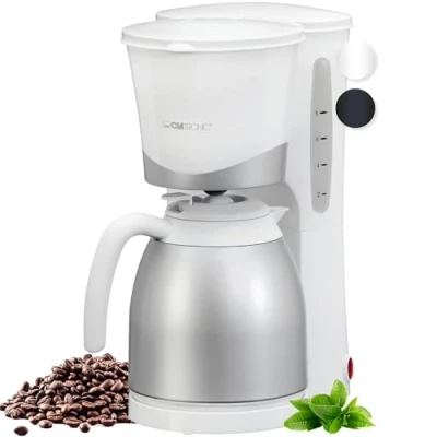 Afbeelding van Clatronic KA 3327 Koffiezetapparaat Thermoskan wit