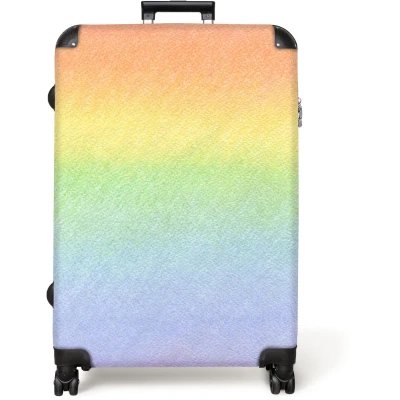 Afbeelding van NoBoringSuitcases.com® Koffer groot Reiskoffer lichtgewicht Regenboog Meisje Pride Kinderen Abstract Rolkoffer met 4 wielen Grote trolley XL 98 liter bagage