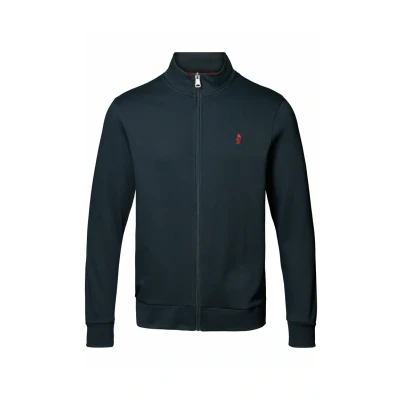 Afbeelding van MCS Jones Sweater met rits, Heren, Maat: Small, Dark sapphire