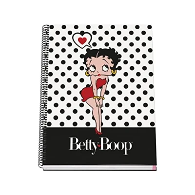 Afbeelding van Dohe Notitieboek A4 (gevoerd deksel binnen 5 mm) Betty Boop