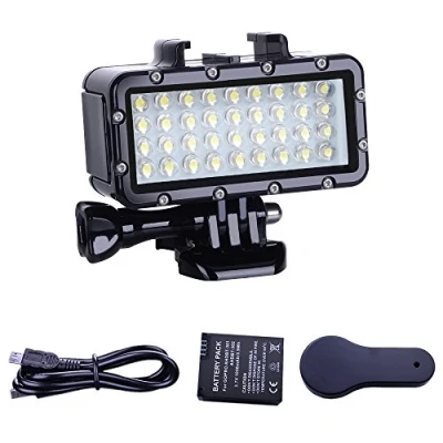 Afbeelding van Suptig Licht Duiken High Power Dimbaar Waterdicht LED Video Vullen Nachtlampje Onderwater 147ft (45m) voor GoPro SJCAM YI Action Camera