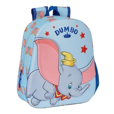 Afbeelding van Schoolrugzak Clásicos Disney Hemelsblauw 27 x 33 10 cm