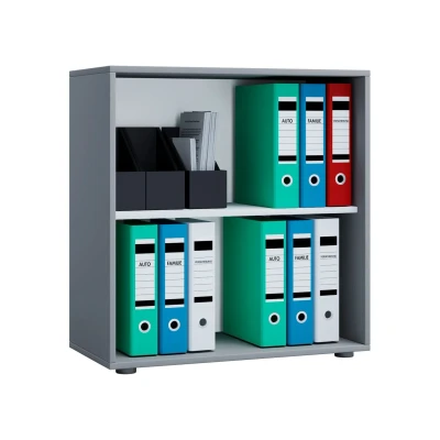 Afbeelding van VCM Bureauplank Lona (L, Grijs, Zonder deuren)