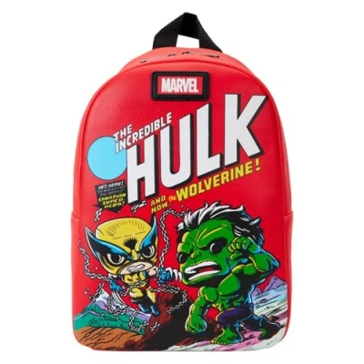 Afbeelding van Loungefly POP! MINIBK: MARVEL WOLVERINE 50TH Anniversary Comic Action X Men Premium Vegan Leather Cadeau Idee Officiële Merchandise voor Jongens, Meisjes, Mannen en Vrouwen