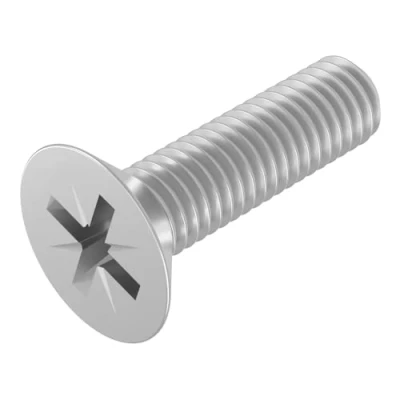 Afbeelding van SECCARO Verzonken schroef M5 x 20 mm, roestvrij staal V2A VA A2, DIN 965, kruiskop/PZ, volledige schroefdraad, stuks