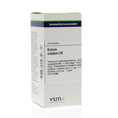 Afbeelding van Vsm Kalium Iodatum D6, 200 tabletten