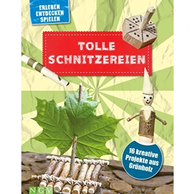 Afbeelding van Tolle Schnitzereien: 16 kreative Projekte aus Grünholz