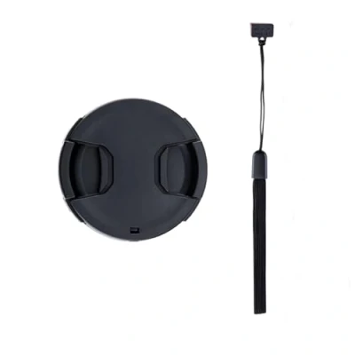 Afbeelding van JJC 37 mm lensdop snap on frontcameralensafdekking met lensdophouder voor Olympus ED 14 42 f3.5 5.6 II 45 f1.8 Pana. Lumix G 42,5 f1.7 en ander merk lenzen filterdraad