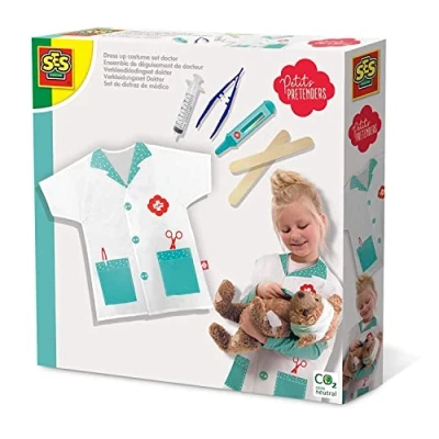 Afbeelding van Verkleedkledingset dokter