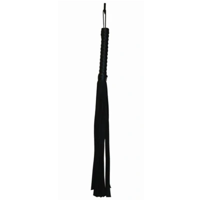 Afbeelding van Sex and Mischief Nepleren Flogger Zwart SM zweepje