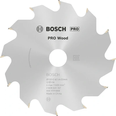 Afbeelding van Bosch Cirkelzaagblad Optiline Wood 130 x 20/16 2,4 mm, 12