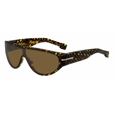 Afbeelding van BOSS Unisex Zonnebril, Maat: One Size, Dark brown