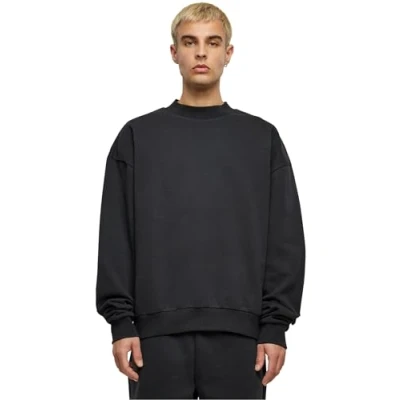 Afbeelding van Build Your Brand Ultra Heavy Crewneck Sweater Black maat 5XL