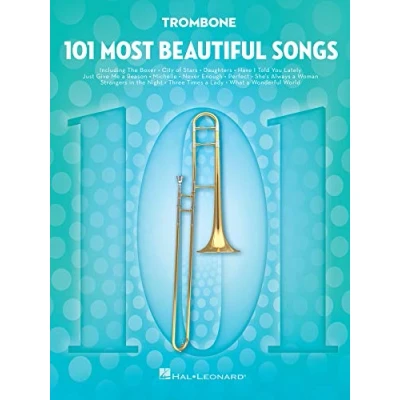 Afbeelding van 101 Most Beautiful Songs: For Trombone