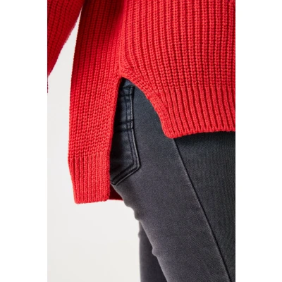 Afbeelding van GARCIA Meisjes Trui Rood Long mouw
