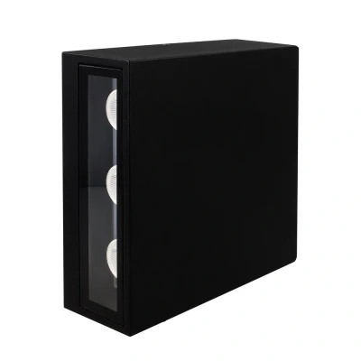 Afbeelding van Yphix Led Wandlamp Akerson Down Zwart 3w 3000k Ip54 LEDdirect.nl