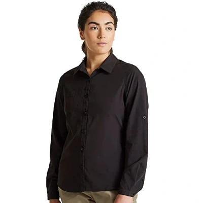 Afbeelding van Craghoppers Dames Expert Womens Kiwi Shirt met lange mouwen Button Down (Pack van 1)