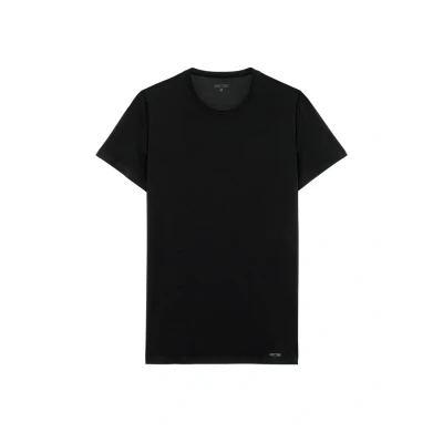 Afbeelding van HOM H Fresh T Shirt ronde hals Zwart mannen S
