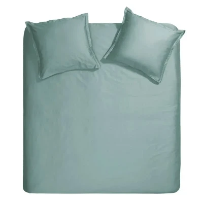 Afbeelding van Dekbedovertrek Cinderella Sundays Mineral Green Satijn 200 x / 220 cm 2 Persoons