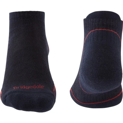 Afbeelding van Sok Bridgedale Unisex Hike Ultra Light T2 Merino Performance Low Navy Red XL