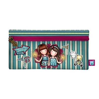 Afbeelding van Schoolpennenzak Gorjuss Fireworks Kastanjebruin (22 x 11 1.5 cm)