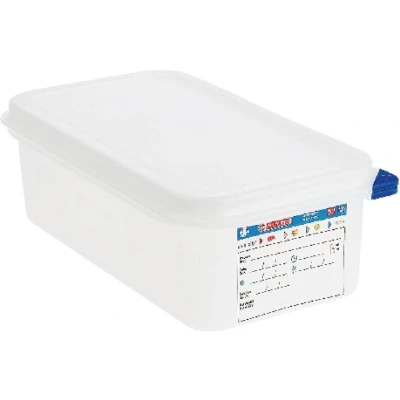Afbeelding van Araven GN 1/3 voedselbak met deksel 4L (4 stuks)