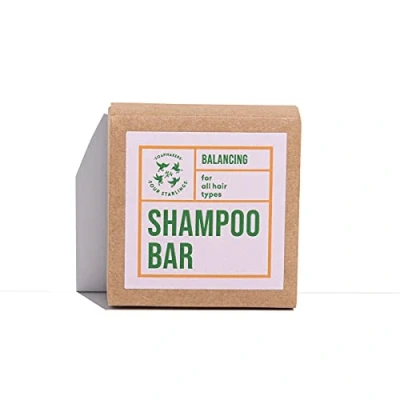 Afbeelding van Four Starlings Soapmakers Balancing Shampoo Bar Rozemarijn en Mandarijn voor delicate hoofdhuid vettig haar