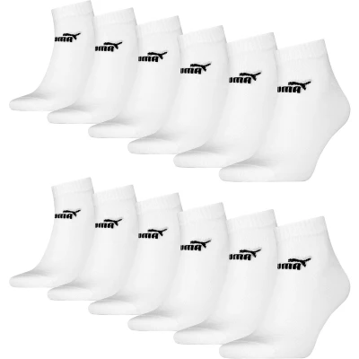 Afbeelding van Puma unisex sneakersokken enkelhoog voor dames en heren, set van 6