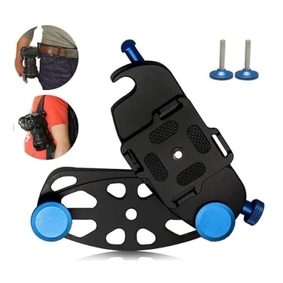 Afbeelding van Camerahouder clip rugzak houder riemclip snelle release aluminiumlegering voor SLR camera GoPro Hero Insta360 actiecamera (blauw)