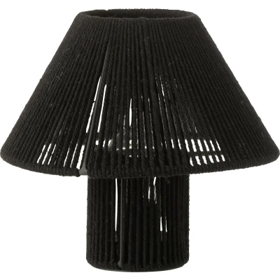Afbeelding van J Line Lamp Led Metaal/Katoen Zwart