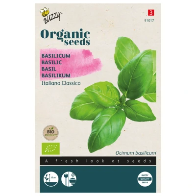 Afbeelding van Basilicum Italiano Classico Buzzy Organic (BIO)