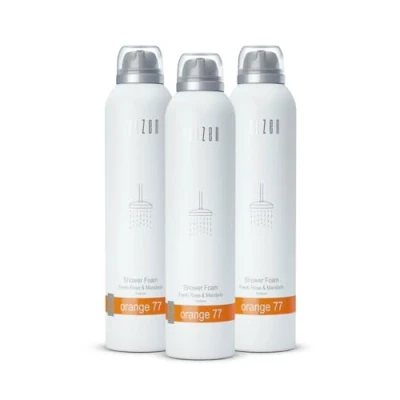 Afbeelding van JANZEN Shower Foam Orange 77 3 pack