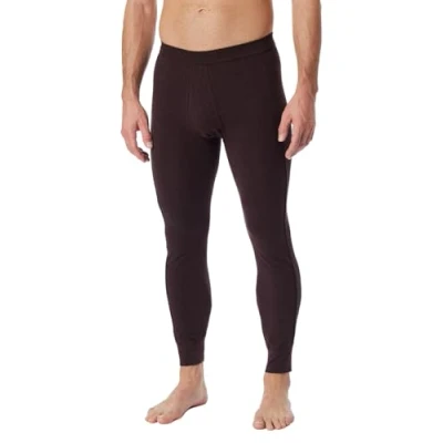 Afbeelding van Schiesser Heren lange onderbroek met gulp biologisch katoen Comfort Fit, bruin mel._181840, 50