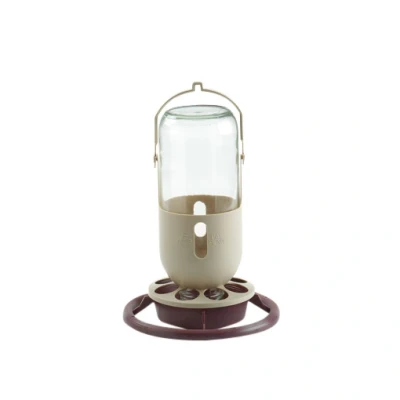 Afbeelding van Vogel Mijnlamp met Glazen Pot