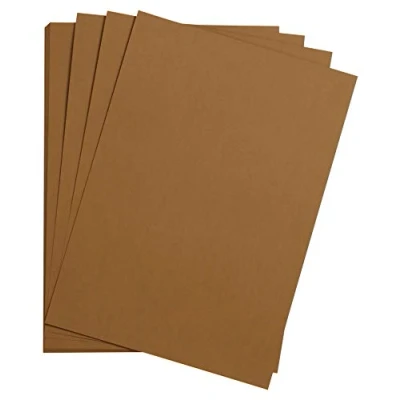 Afbeelding van Clairefontaine Ref 975274C Maya glad gekleurde tekenkaart (verpakking van 25 vellen) 185gsm A4 (29,7 x 21cm) Lichtbruine kleur Diep geverfd, zuurvrij, pH neutraal