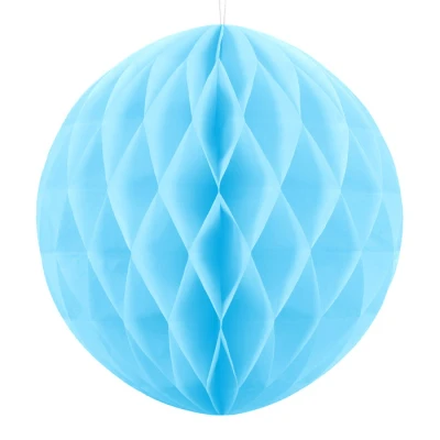 Afbeelding van Honeycomb Bal Lichtblauw 20cm