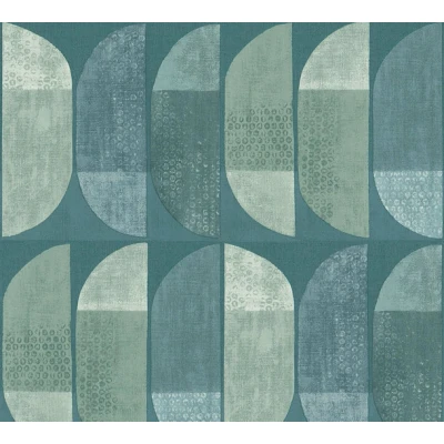 Afbeelding van AS Creation Geo Nordic 37531 3 375313 Blauw / Groen