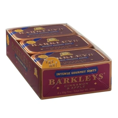 Afbeelding van Barkleys Gourmet Mints Cinnamon &amp; Apple, 6 stuks (6 x 50 g)