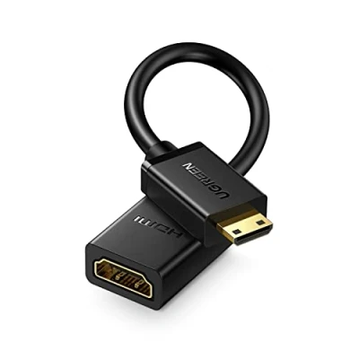Afbeelding van HDMI naar Mini Adapter kabel 4K 60 Hz 22 cm