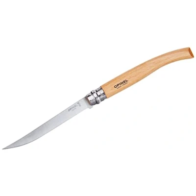 Afbeelding van Opinel 000518 Slim Line maat 12 roestvrij beukenhout, meerkleurig, M
