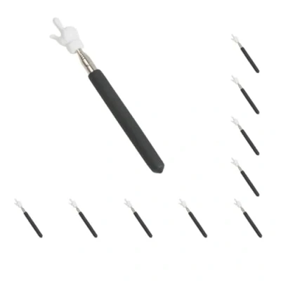 Afbeelding van 10 Set Hand Pointer Accs Draagbare Leraar Vinger Ontwerp voor Thuis Whiteboard Zwart