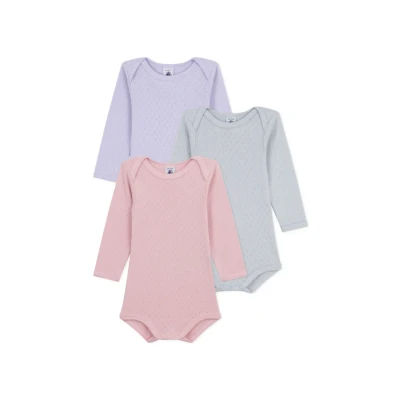Afbeelding van Petit Bateau 3 PACK Body multicoloured voor kinderen, Maat: 86, Multi/coloured