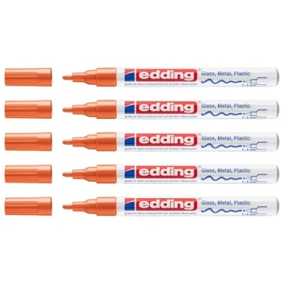 Afbeelding van edding 751 glanslakmarker oranje 1ST 1 2 mm / 4 9 006