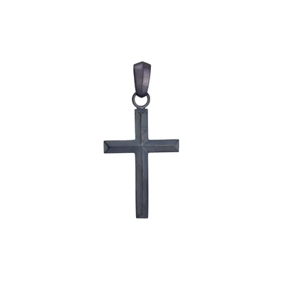 Afbeelding van Kuzzoi Modern Cross Hanger, Heren, Maat: One Size, Schwarz