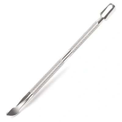 Afbeelding van Armiz Professionele nagelriemschuiver roestvrij staal cuticle pusher 2 zijdig van volledig metalen gel nagellak remover