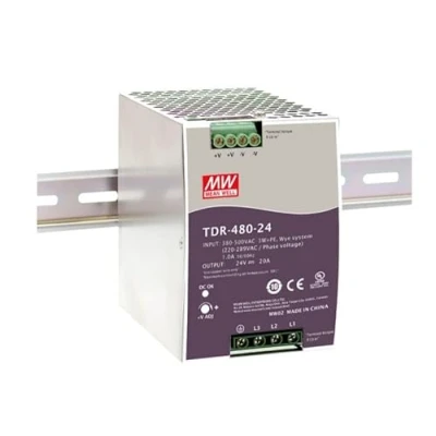 Afbeelding van Mean Well TDR 480 48 DIN rail netvoeding 10 A W Aantal uitgangen: 1 x Inhoud: stuk(s)