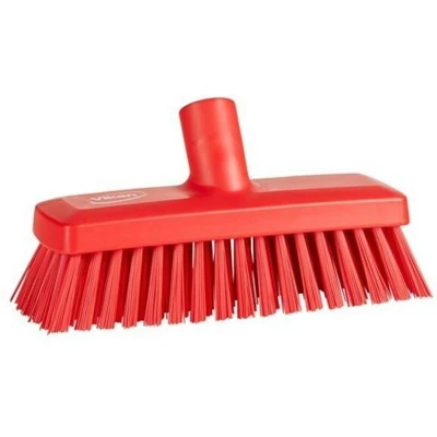 Afbeelding van Vikan Compacte Luiwagen Kop met Schuin geplaatste Harde Vezels 22cm Rood