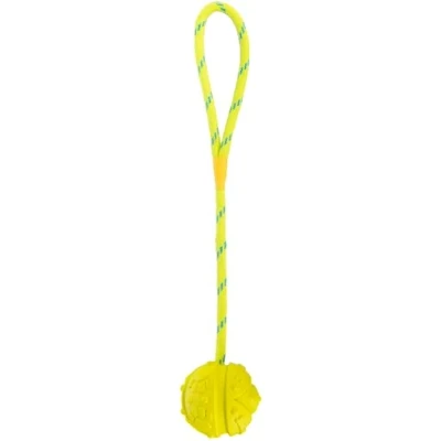 Afbeelding van Trixie 33482 bal aan een touw, natuurrubber, drijvend, ø 7/35 cm, assorti (rood/geel)